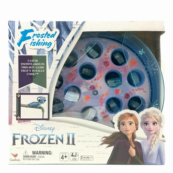 Disney Frozen 2 Frosted Fishing Snowflake Catching Game - Picture 1 of 10